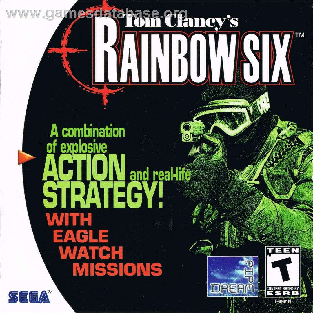 Tom Clancy's Rainbow Six - Sega Dreamcast - Artwork - Box