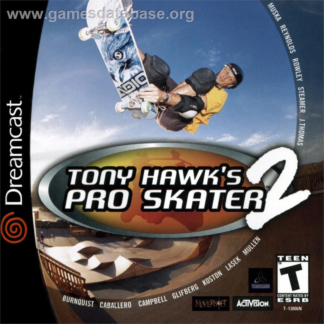 Tony Hawk's Pro Skater 2 - Sega Dreamcast - Artwork - Box