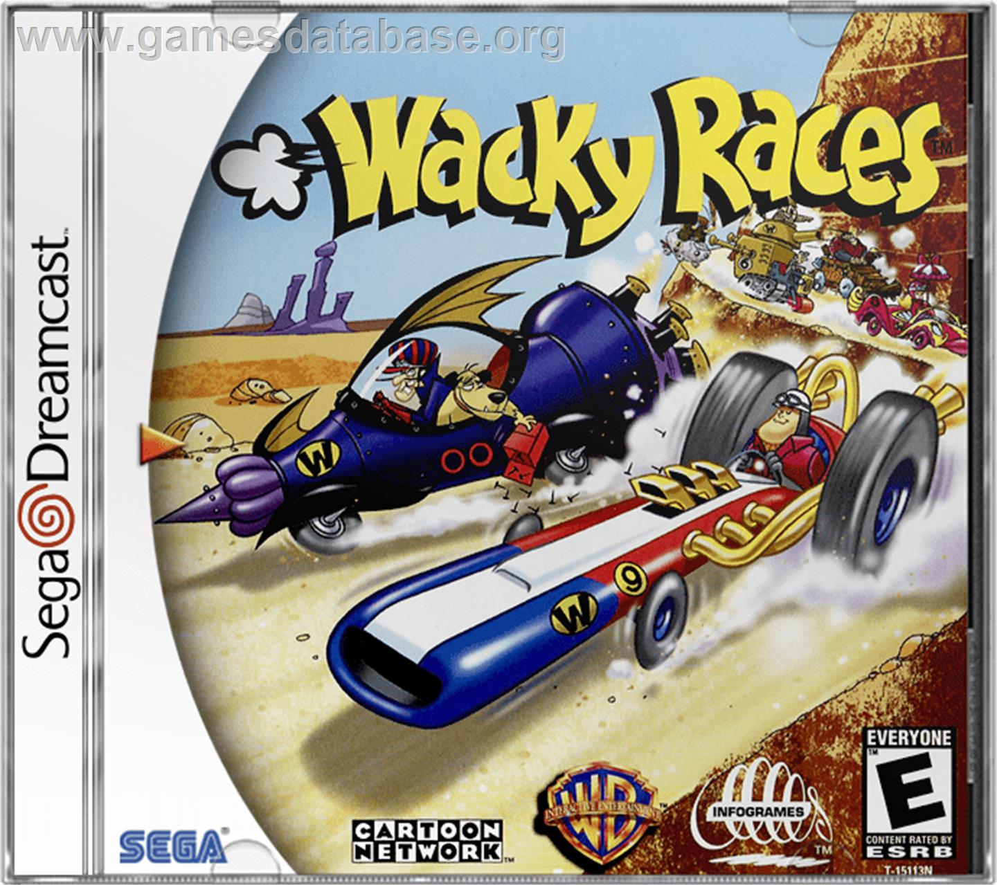 Wacky Races - Sega Dreamcast - Artwork - Box