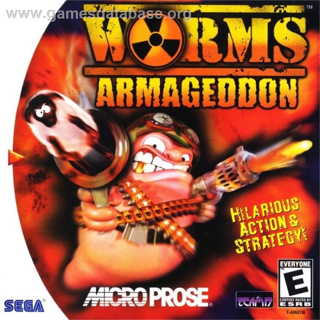 Worms Armageddon - Sega Dreamcast - Artwork - Box