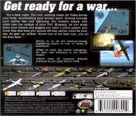 Box back cover for Iron Aces on the Sega Dreamcast.