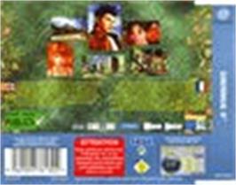 Box back cover for Shenmue 2 on the Sega Dreamcast.