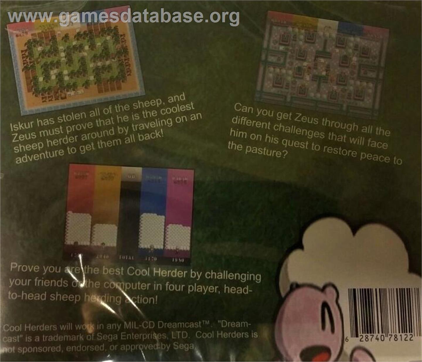 Cool Herders - Sega Dreamcast - Artwork - Box Back
