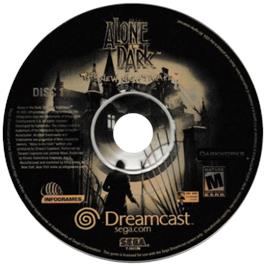Cartridge artwork for Alone in the Dark - The New Nightmare on the Sega Dreamcast.