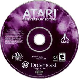 Cartridge artwork for Atari Anniversary Edition on the Sega Dreamcast.