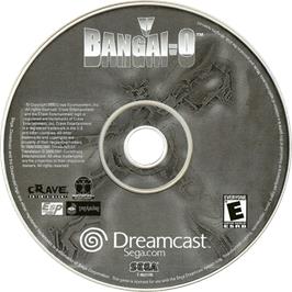 Cartridge artwork for Bangai-O on the Sega Dreamcast.