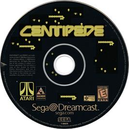 Cartridge artwork for Centipede on the Sega Dreamcast.
