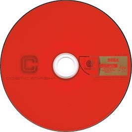 Cartridge artwork for Cosmic Smash on the Sega Dreamcast.