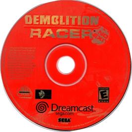 Cartridge artwork for Demolition Racer: No Exit on the Sega Dreamcast.
