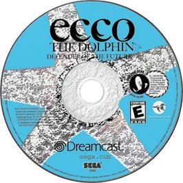 Cartridge artwork for Ecco the Dolphin - Defender of the Future on the Sega Dreamcast.