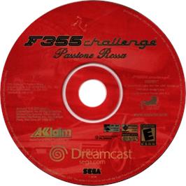 Cartridge artwork for F355 Challenge on the Sega Dreamcast.