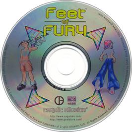 Cartridge artwork for Feet of Fury on the Sega Dreamcast.