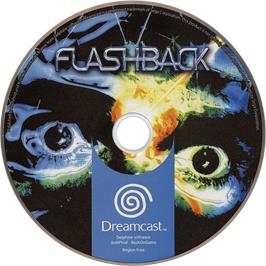 Cartridge artwork for Flashback on the Sega Dreamcast.