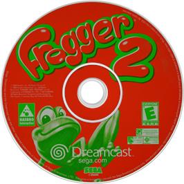 Cartridge artwork for Frogger 2 - Swampy's Revenge on the Sega Dreamcast.