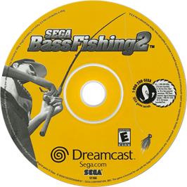 Cartridge artwork for Get Bass 2 on the Sega Dreamcast.