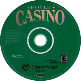 Cartridge artwork for Hoyle Casino on the Sega Dreamcast.