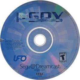 Cartridge artwork for Industrial Spy: Operation Espionage on the Sega Dreamcast.