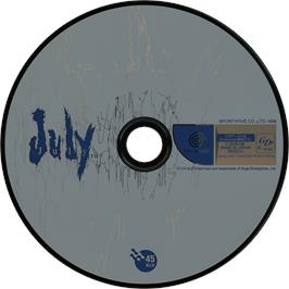 Cartridge artwork for July on the Sega Dreamcast.