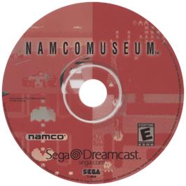 Cartridge artwork for Namco Museum on the Sega Dreamcast.