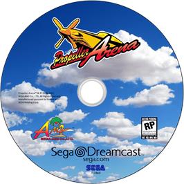 Cartridge artwork for Propeller Arena - Aviation Battle Championship on the Sega Dreamcast.