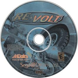 Cartridge artwork for Re-Volt on the Sega Dreamcast.
