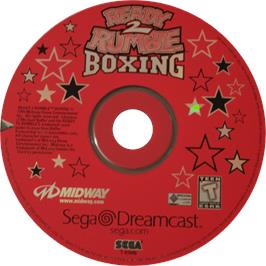 Cartridge artwork for Ready 2 Rumble Boxing on the Sega Dreamcast.