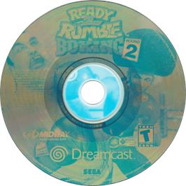 Cartridge artwork for Ready 2 Rumble Boxing Round 2 on the Sega Dreamcast.