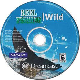 Cartridge artwork for Reel Fishing: Wild on the Sega Dreamcast.