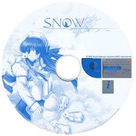 Cartridge artwork for Snow on the Sega Dreamcast.