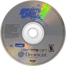 Cartridge artwork for Sports Jam on the Sega Dreamcast.