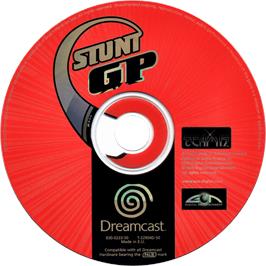 Cartridge artwork for Stunt GP on the Sega Dreamcast.