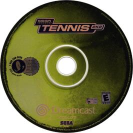 Cartridge artwork for Tennis 2K2 on the Sega Dreamcast.