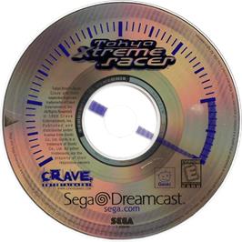 Cartridge artwork for Tokyo Xtreme Racer on the Sega Dreamcast.