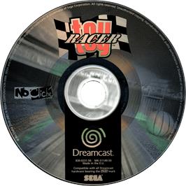 Cartridge artwork for Toy Racer on the Sega Dreamcast.
