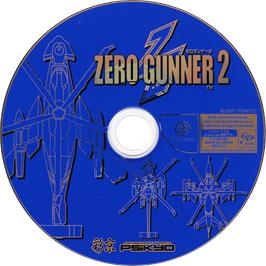 Cartridge artwork for Zero Gunner 2 on the Sega Dreamcast.
