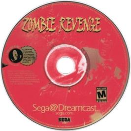 Cartridge artwork for Zombie Revenge on the Sega Dreamcast.