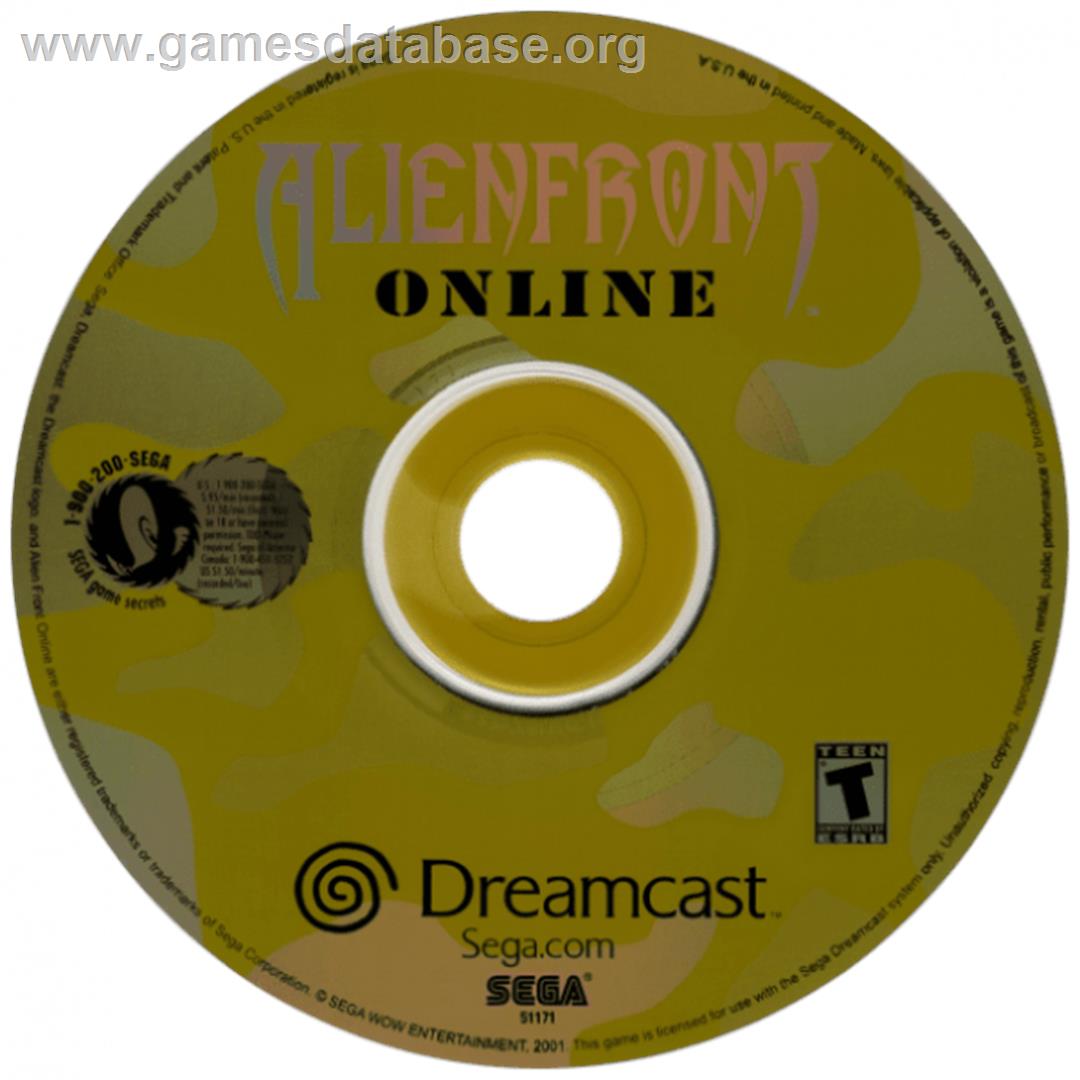 Alien Front Online - Sega Dreamcast - Artwork - Cartridge