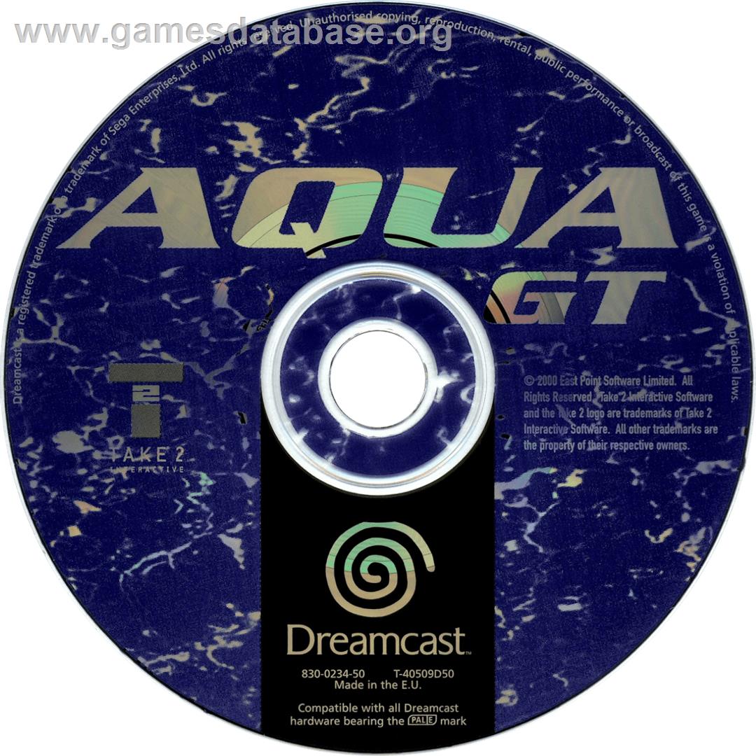 Aqua GT - Sega Dreamcast - Artwork - Cartridge