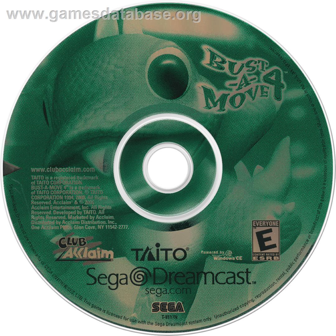 Bust-A-Move 4 - Sega Dreamcast - Artwork - Cartridge