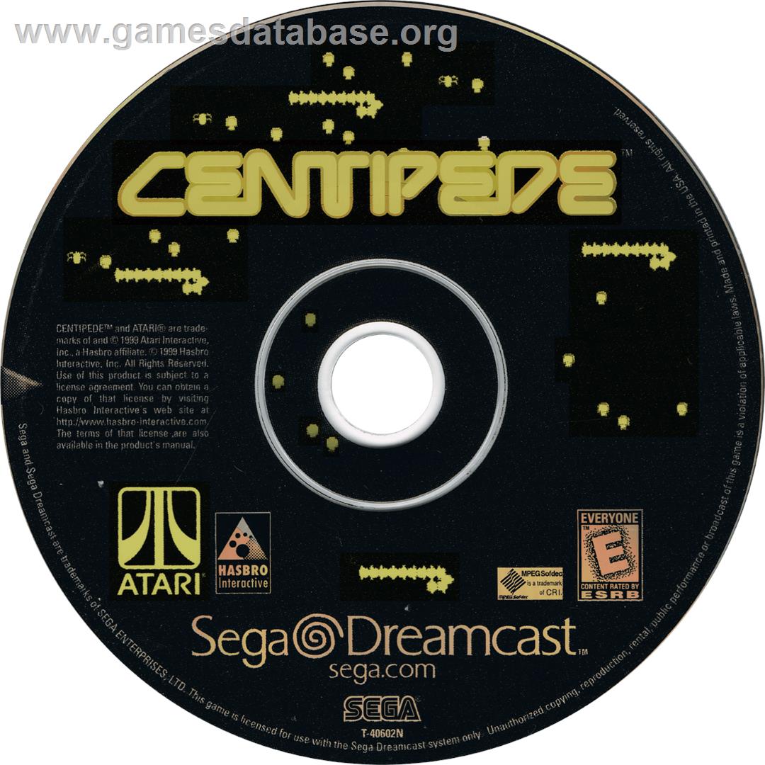 Centipede - Sega Dreamcast - Artwork - Cartridge