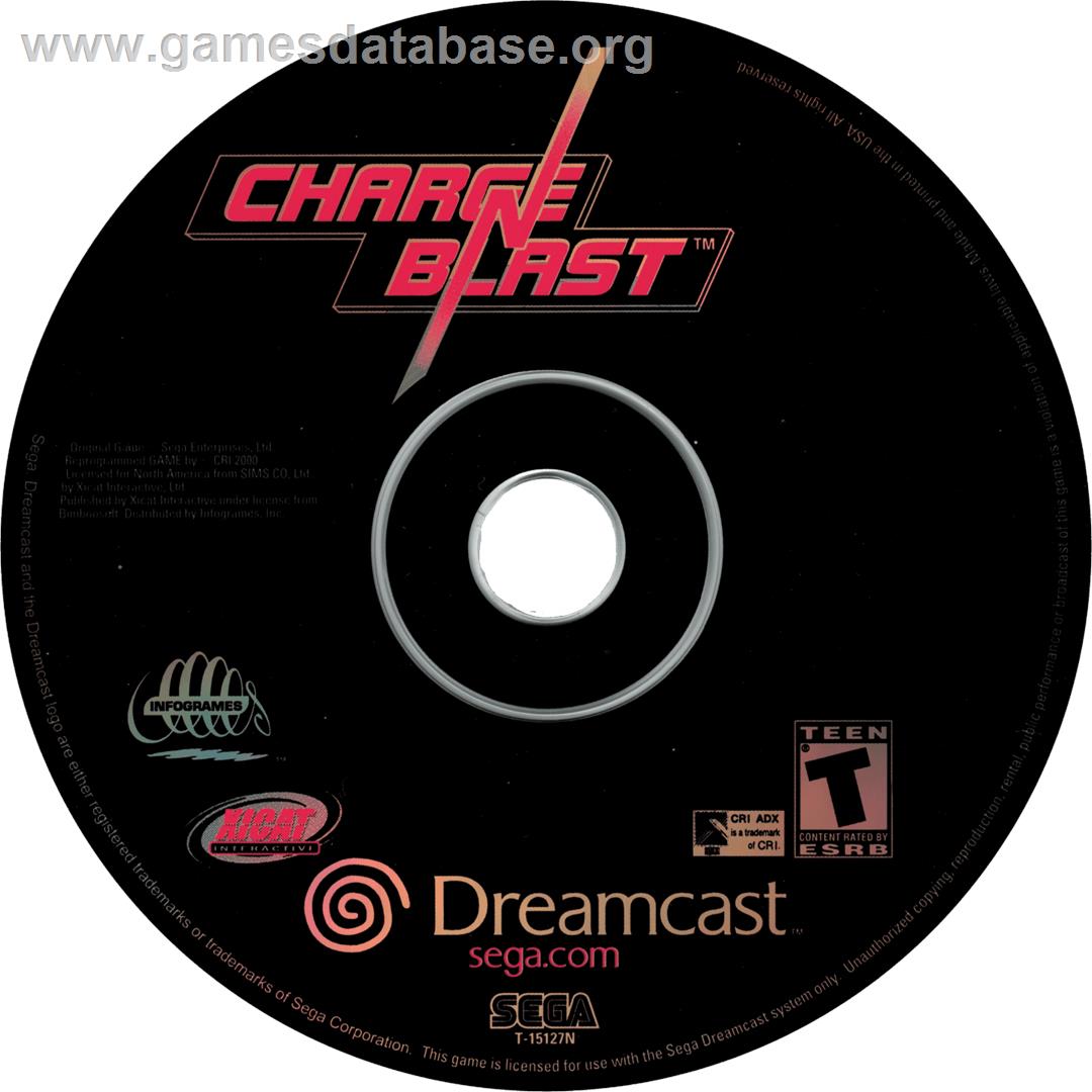 Charge 'n Blast - Sega Dreamcast - Artwork - Cartridge