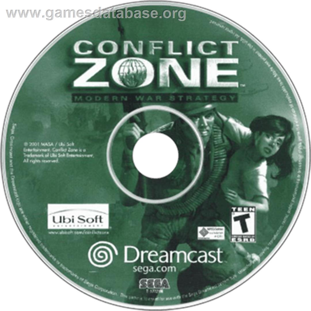 Conflict Zone: Modern War Strategy - Sega Dreamcast - Artwork - Cartridge