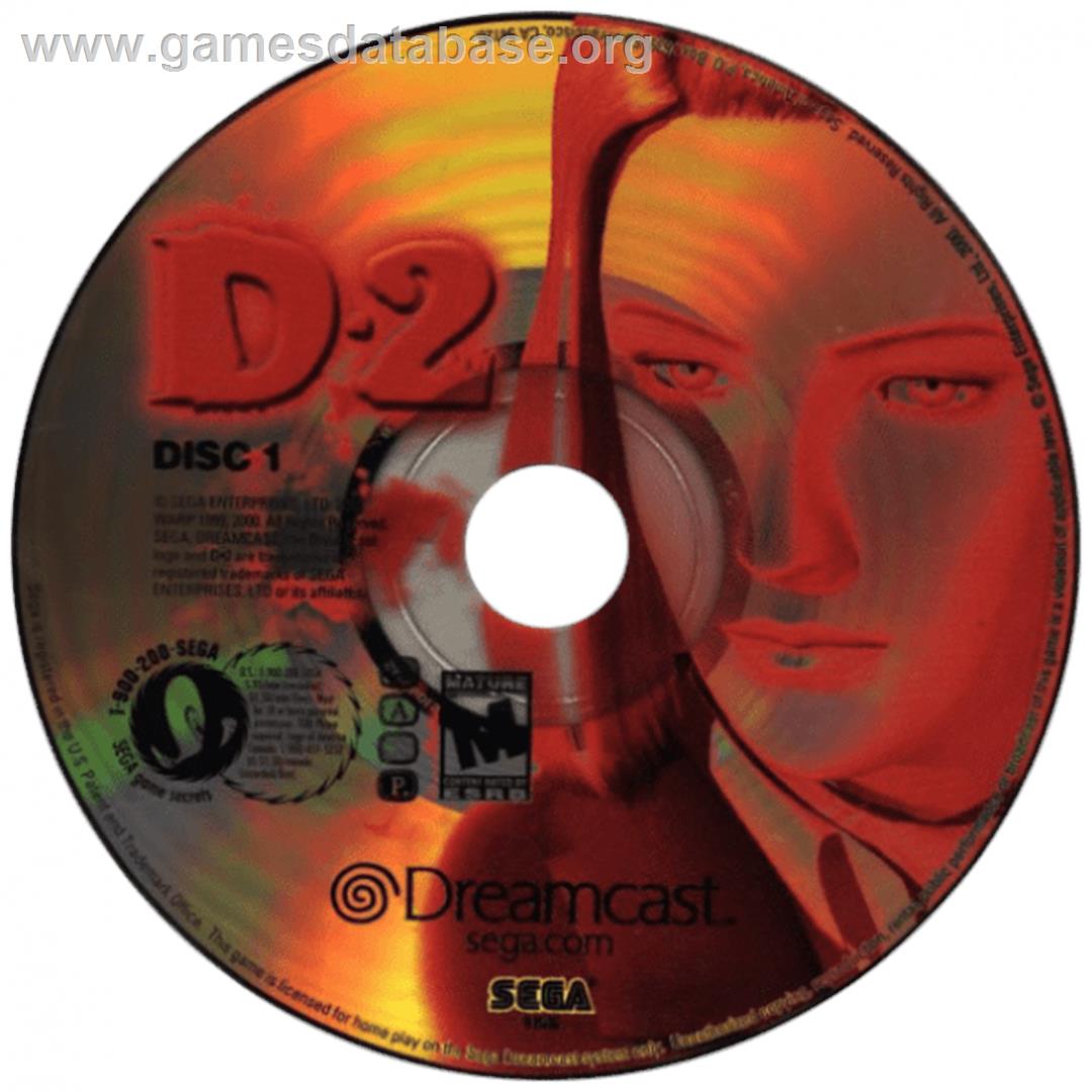 D-2 - Sega Dreamcast - Artwork - Cartridge