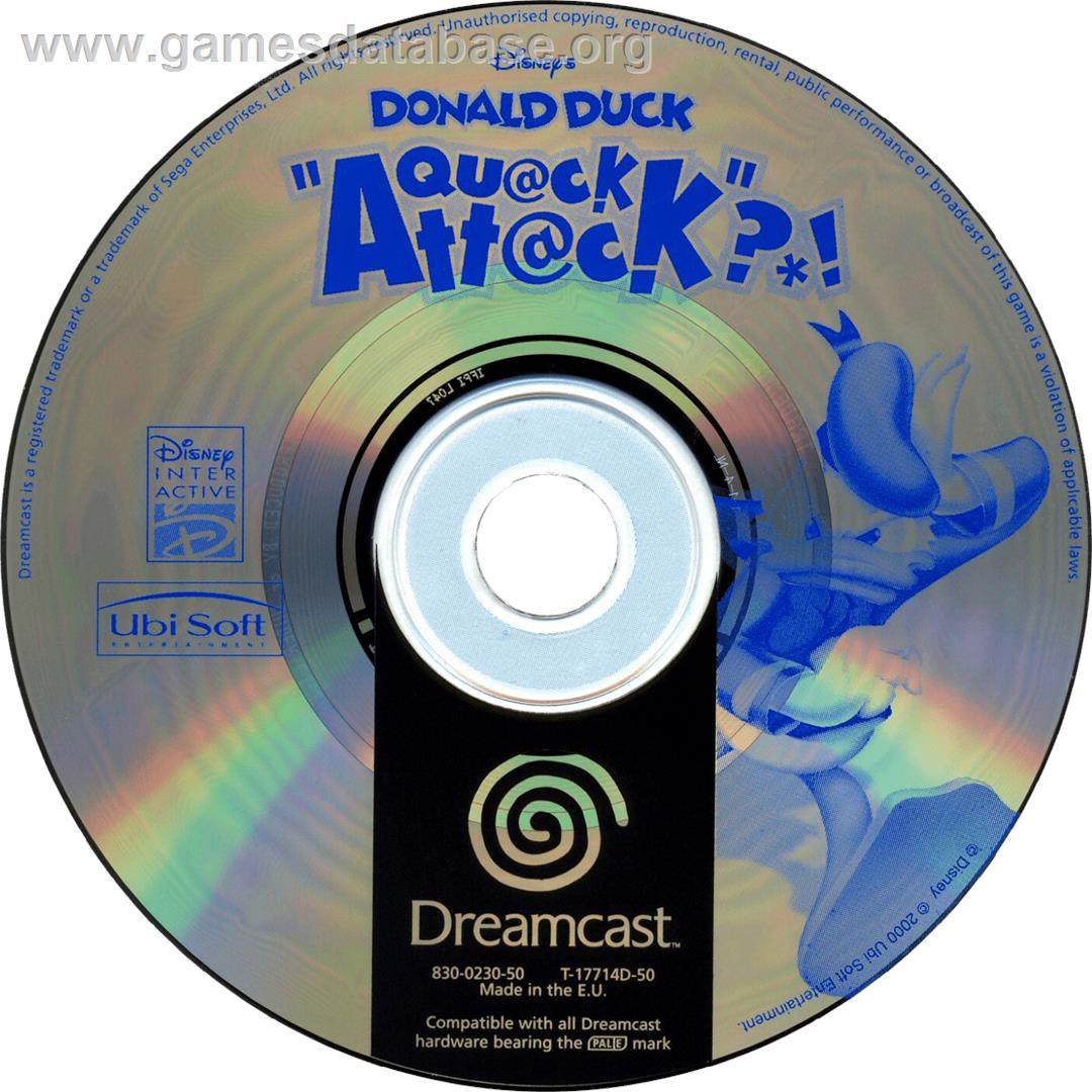 Donald Duck: Goin' Quackers - Sega Dreamcast - Artwork - Cartridge
