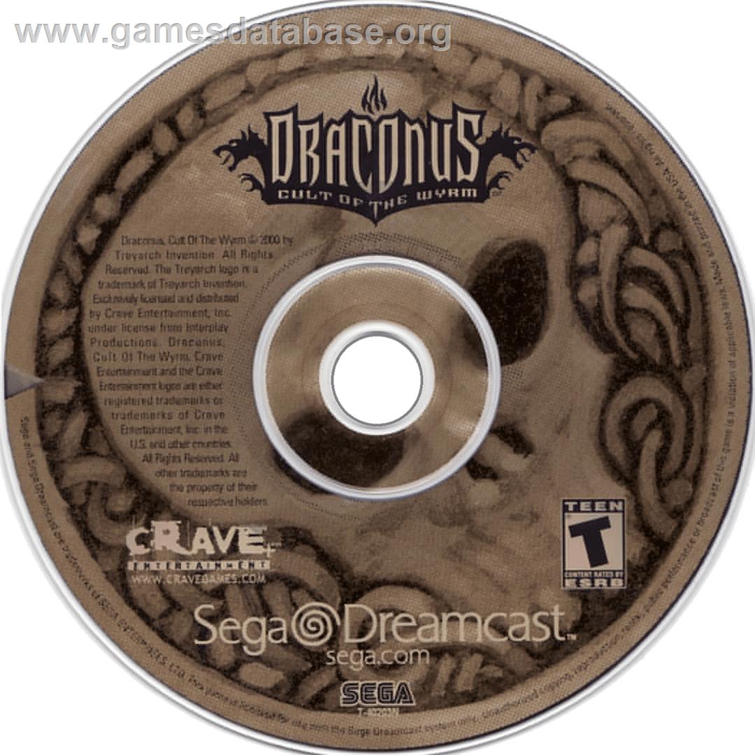 Draconus: Cult of the Wyrm - Sega Dreamcast - Artwork - Cartridge