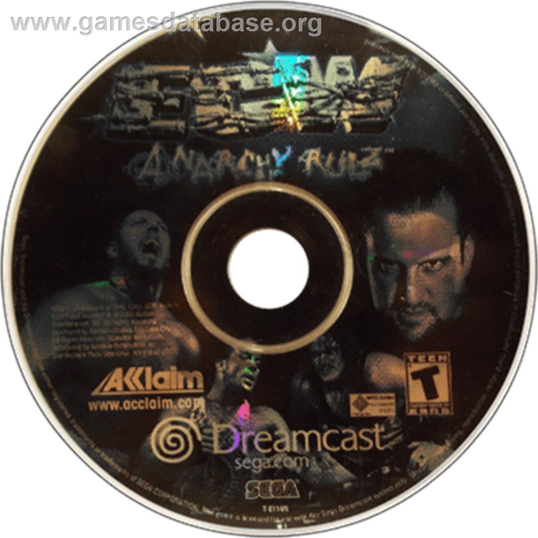 ECW Anarchy Rulz - Sega Dreamcast - Artwork - Cartridge