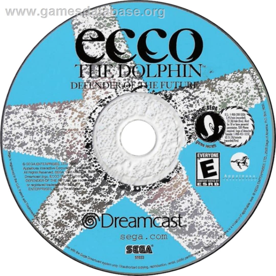 Ecco the Dolphin: Defender of the Future - Sega Dreamcast - Artwork - Cartridge