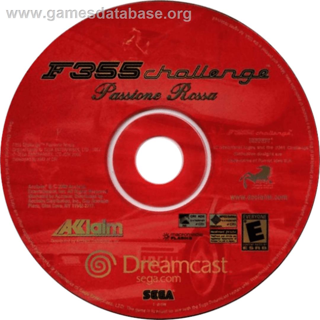 F355 Challenge - Sega Dreamcast - Artwork - Cartridge
