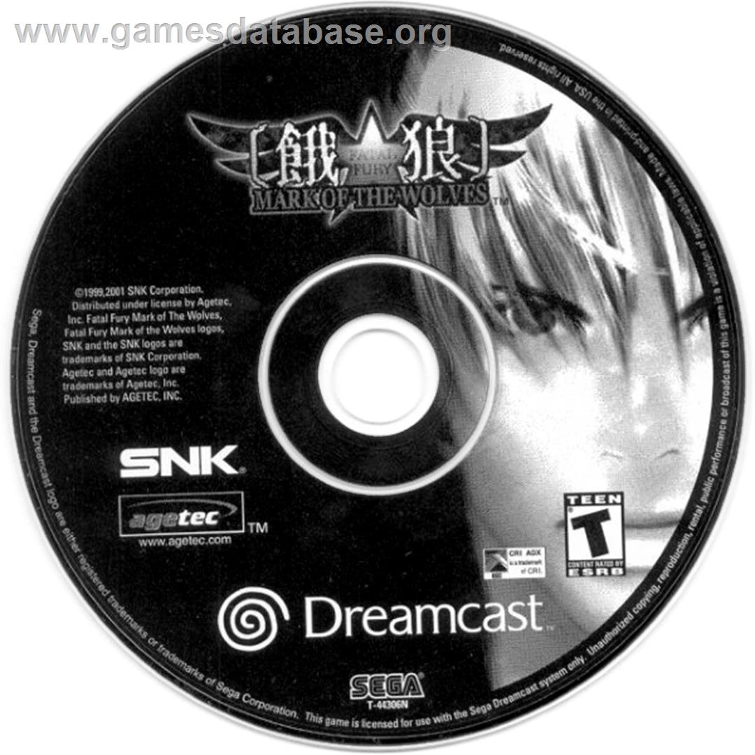 Fatal Fury: Mark of the Wolves - Sega Dreamcast - Artwork - Cartridge