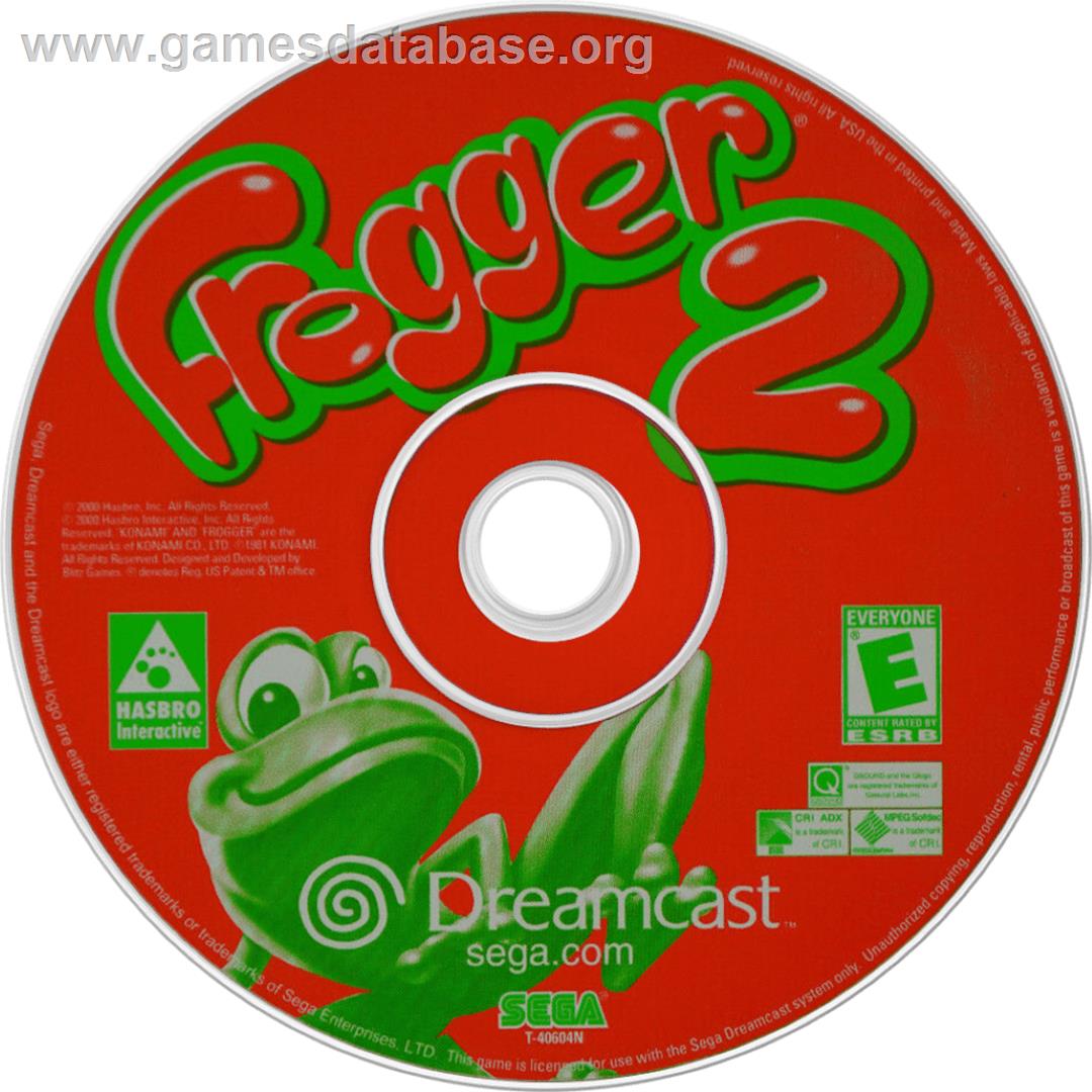Frogger 2 - Swampy's Revenge - Sega Dreamcast - Artwork - Cartridge